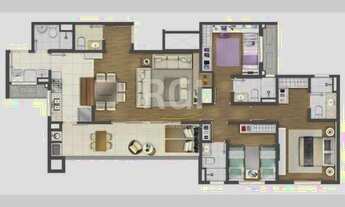 Imagem 5: Apartamento para Venda - 127.35m², 3 dormitórios, sendo 3 suites, 2 vagas - Jardim do Sals