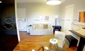 Imagem 2: Ótimo flat completo estilo residencial no Brooklin disponível para locação