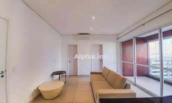 Imagem 2: Apartamento com 1 dormitório para alugar, 55 m² por R$ 3.885,00/mês - Alphaville - Barueri