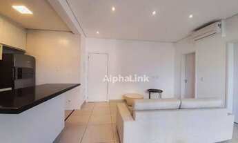 Imagem 5: Apartamento com 1 dormitório para alugar, 55 m² por R$ 3.885,00/mês - Alphaville - Barueri