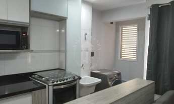 Imagem 7: Apartamento mobiliado Locação Alphaville, 1 dormitório, 1 vaga, sala estendida, por R$3.47