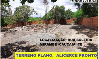 Imagem 3: Terreno murado (20 x 40) em mirambe caucaia já escriturado