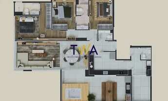 Imagem 4: Lançamento 3qtos e 2 suítes com entrega prevista para outubro/23