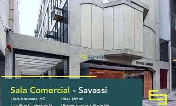 Imagem: Sala à venda, 189 m² e 02 vagas - Savassi