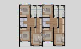 Imagem 6: Sobrado Novo 124 m², 3 quartos, suíte, 2 vagas, quintal, Terraço, Santa Felicidade Curitib