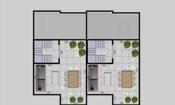 Imagem 5: Sobrado Novo 124 m², 3 quartos, suíte, 2 vagas, quintal, Terraço, Santa Felicidade Curitib