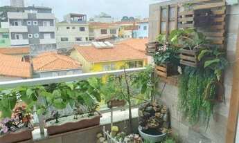 Imagem 6: Cobertura com 2 dormitórios para alugar, 110 m² por R$ 395.000/mês - Vila Scarpelli - Sant