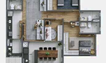 Imagem 3: Apartamento com 4 quartos, 165m2, à venda em São Paulo, Jardim Caravelas