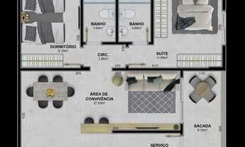 Imagem 4: CRICIUMA - Apartamento Padrão - Brasilia