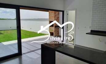 Imagem 2: Casa com 3 suítes, escritório e amplo quintal em condomínio fechado na cidade de Indaiatub