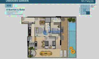 Imagem 2: Apartamento com 2 dormitórios à venda, 114 m² por R$ 1.192.271,81 - Praia de Itaparica - V