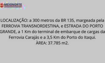 Imagem 3: Área à venda, 37785 m² por R$ 5.289.900,00 - Maracanã - São Luís/MA