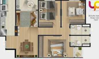 Imagem 3: Apartamento no condomínio Gran Valle Elvira Up