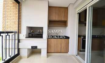 Imagem 3: Apartamento com terraço gourmet no Itaim