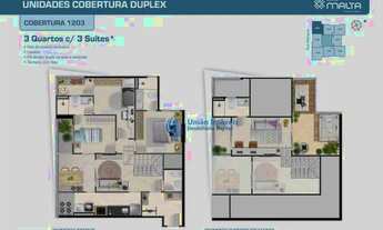 Imagem 2: Apartamento Duplex com 3 dormitórios à venda, 104 m² por R$ 1.631.174 - Praia de Itaparica
