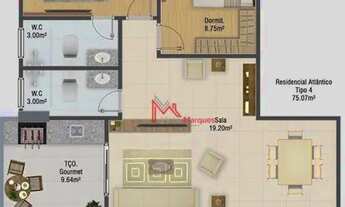 Imagem: Apartamento com 2 dormitórios à venda