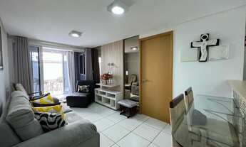 Imagem 3: Apartamento para venda na beira do cabo branco possui 60 metros quadrados com 1 quarto