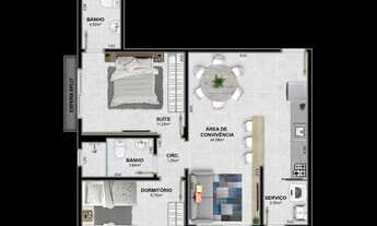 Imagem 2: CRICIUMA - Apartamento Padrão - Brasilia