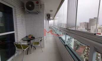 Imagem 2: Apartamento Vista Mar, com 2 dormitórios à venda, 85 m² por R$ 530.000 - Caiçara - Praia G