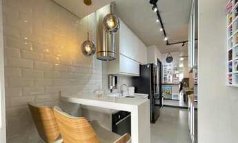 Imagem 6: Apartamento todo reformado e decorado com 1 quarto em Embaré - Santos