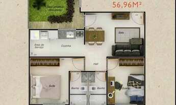 Imagem: Agio - Apartamento Première Harmonia 57m2