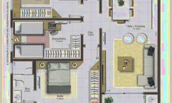 Imagem 2: Apartamento á venda 3 dormitórios sendo 1 suíte 108 m² Pedra branca Palhoça SC