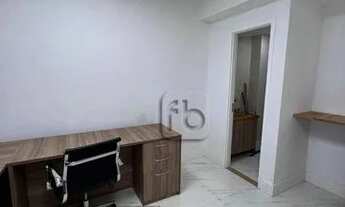 Imagem 2: Sala comercial/ 25m2 / vista de frente / Mobiliado / andar médio