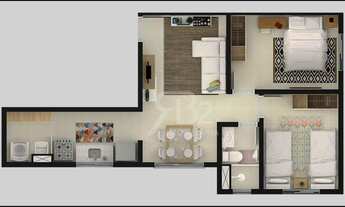 Imagem 3: Apartamento com 2 dormitórios à venda, 45 m² por R$ 309.000,00 - Alto Taquaral - Campinas