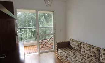 Imagem 2: Apartamento mobiliado, 2 quartos sendo uma suíte, 1 vaga de garagem, varanda fechada com v