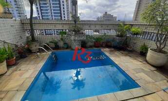 Imagem 2: Cobertura com 3 dormitórios à venda, 300 m² por R$ 1.590.000,00 - Pompéia - Santos/SP