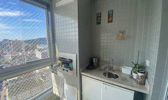 Imagem 7: Apartamento à venda 01 dormitório com sacada gourmet mobiliado - Boqueirão - Praia Grand