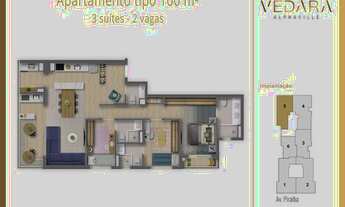 Imagem 2: 3 Suítes - Vedara Alphaville