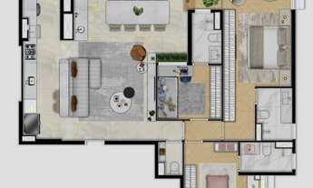 Imagem 6: 3 Suítes, ventilação Natural e Varanda Gourmet. Vagas Determinadas