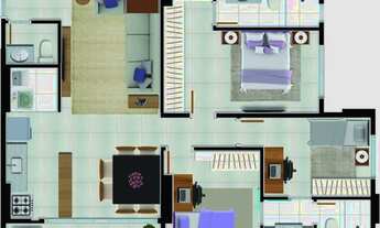 Imagem 4: Apartamento com 2 quartos no Residencial Alameda Leste - Bairro Setor Negrão de Lima em Go