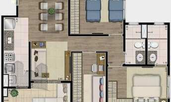 Imagem 4: Apartamento com 2 quartos, 57m2, à venda em São Paulo, Vila das Mercês