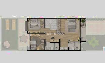 Imagem 7: Sobrado com 3 dormitórios à venda, 183 m² por R$ 987.500,00 - Santa Felicidade - Curitiba