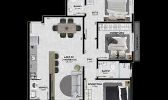 Imagem 3: CRICIUMA - Apartamento Padrão - Brasilia