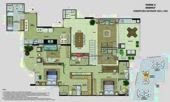 Imagem 7: Cobertura com 3 dormitórios à venda, 252 m² por R$ 2.634.000,00 - Barra da Tijuca - Rio de