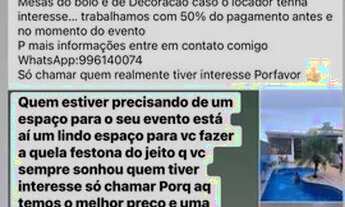 Imagem: Alugo espaço para evento 350