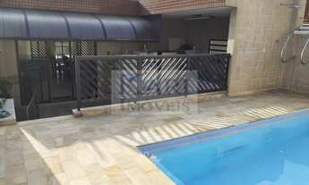 Imagem 3: Santos, Comprar, Casa / Sobreposta Alta no Embaré, 338m2, 3 Suítes, Piscina, Churrasqueira