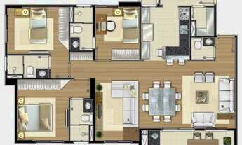 Imagem 2: OPORTUNIDADE ÚNICA! - Splendor Residence - 108m² - 3 Suítes - Jardim Paraíba - Jacareí - S