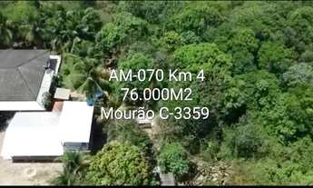 Imagem 2: Terreno Rodovia AM-070 Km 4 com 76.000m2. Sentido Mao. Documentado