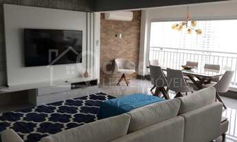 Imagem 2: Apartamento com Varanda Gourmet Churrasqueira no Tatuapé Parque São Jorge com 130m² 3 suít