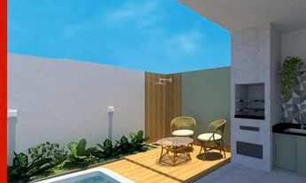 Imagem 3: Casa sendo 2/4 e uma suíte com piscina