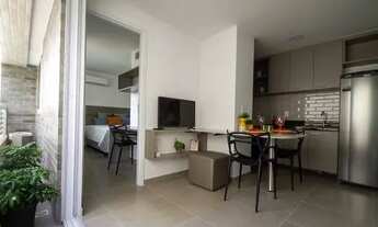 Imagem 1: Apartamento para aluguel com 35m² com 1 quarto mobiliado em Espinheiro - Recife - PE