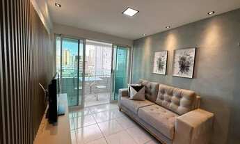 Imagem 2: Apartamento para locação no bairro de Tambaú todo projetado e mobiliado com 37m2