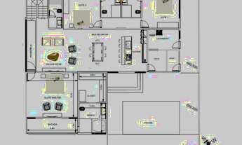 Imagem 7: Casa em construção à venda, com 03 suítes, espaço gourmet e piscina, com previsão de entre