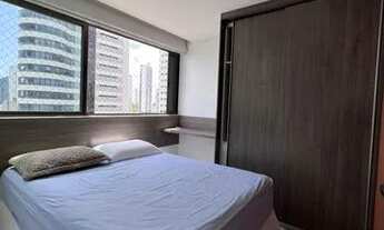 Imagem 4: Apto todo mobiliado,110m², Pos. Nascente Sul, 3qtos sendo 2 suítes+ wc de serv