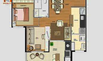 Imagem 5: Lindo apartamento à Venda direto com o proprietário, varanda com churrasqueira