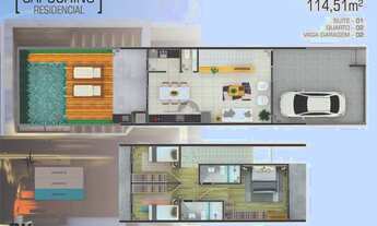 Imagem 5: SOBRADO GEMINADO no SAGUAÇÚ com 3 quartos para VENDA, 123 m²